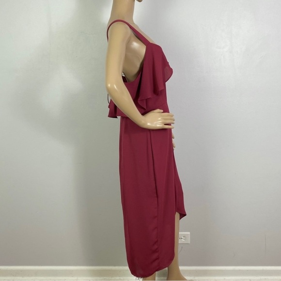 NEW COOPER ST. RUFFLE MIDI DRESS - Picture 5 of 9